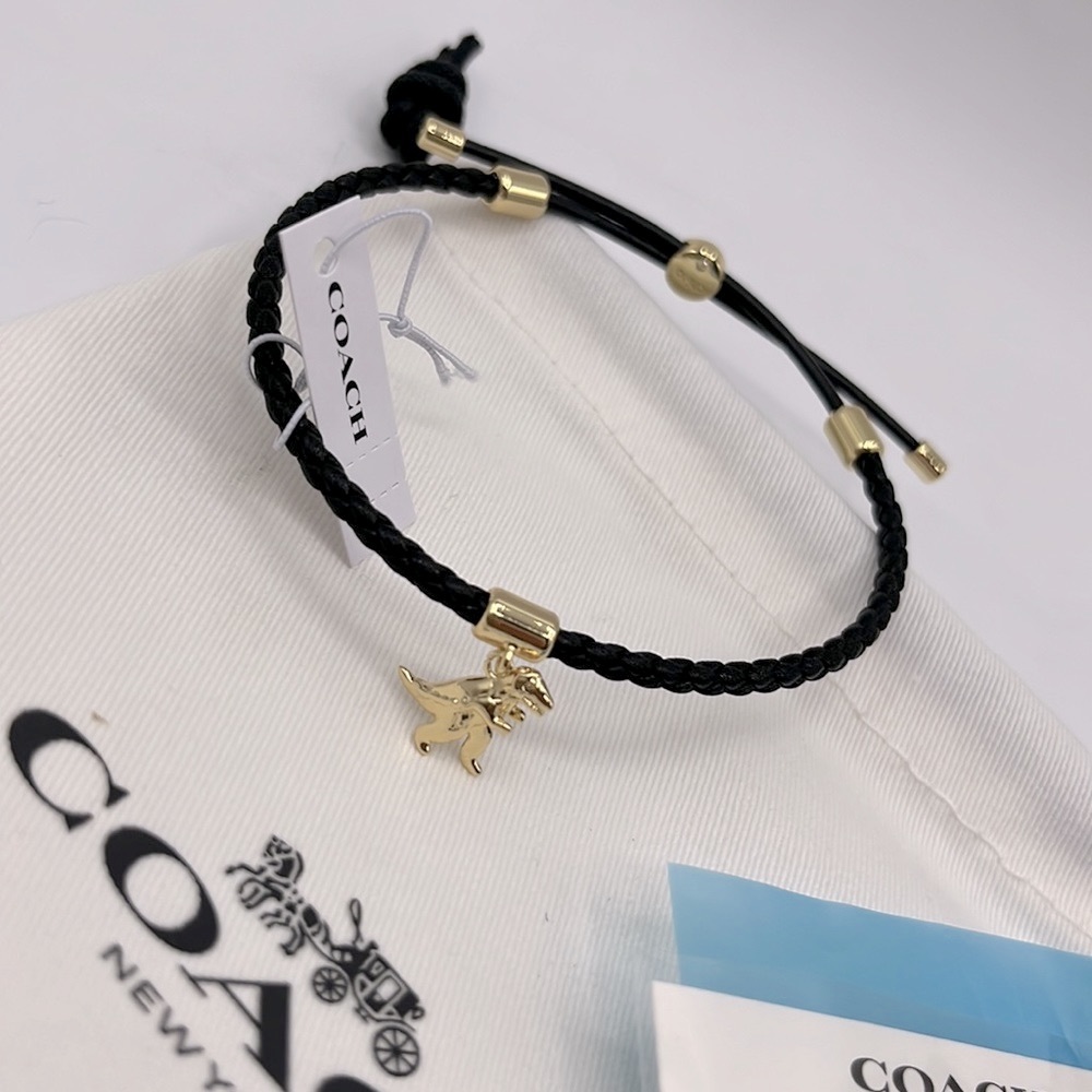 NWT Coach Rexy Charm Friendship Slider Bracelet